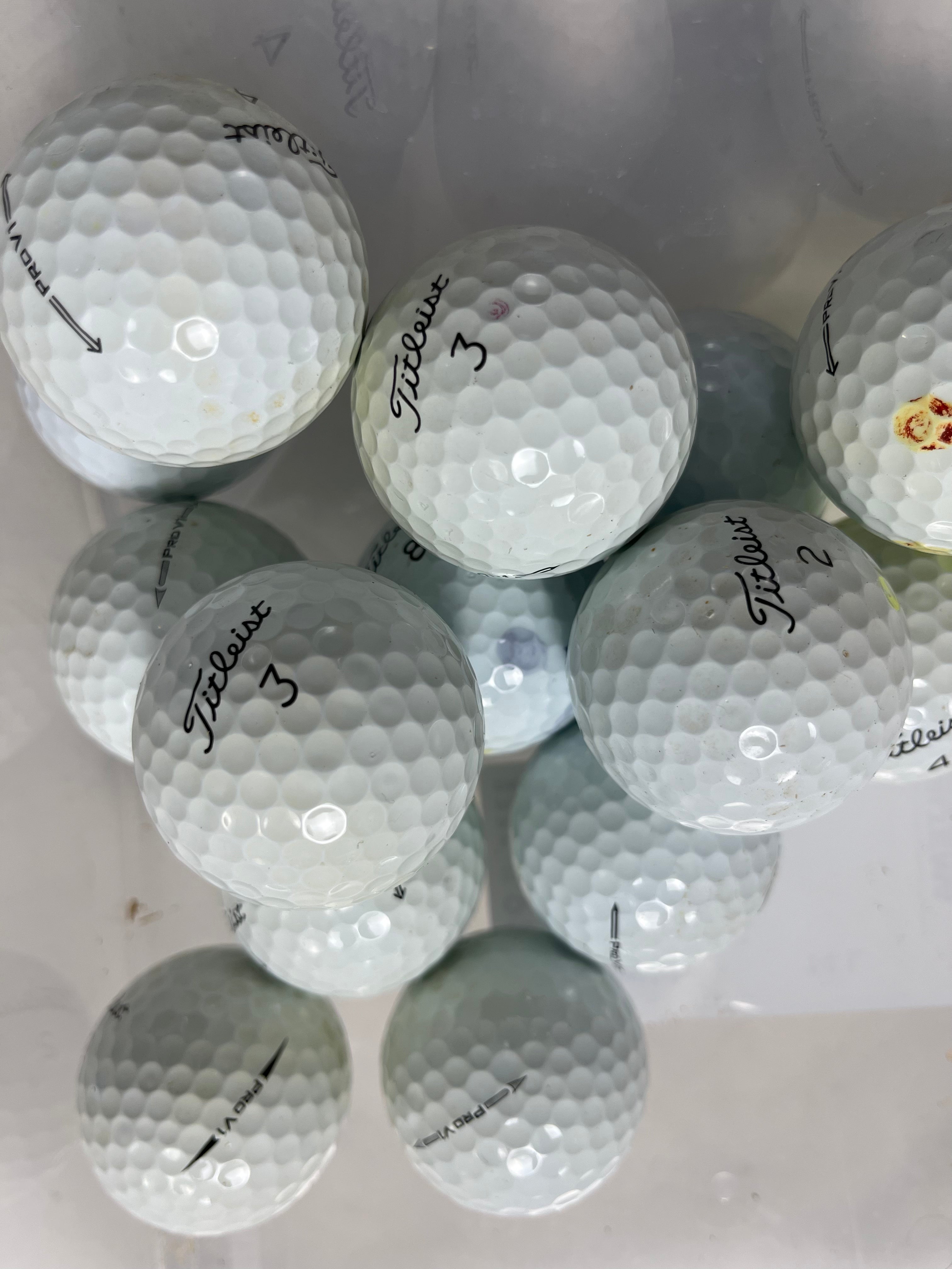 Titleist Pro V1 – 12-pack begagnade golfbollar