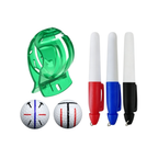 Golfbolls linje markering
