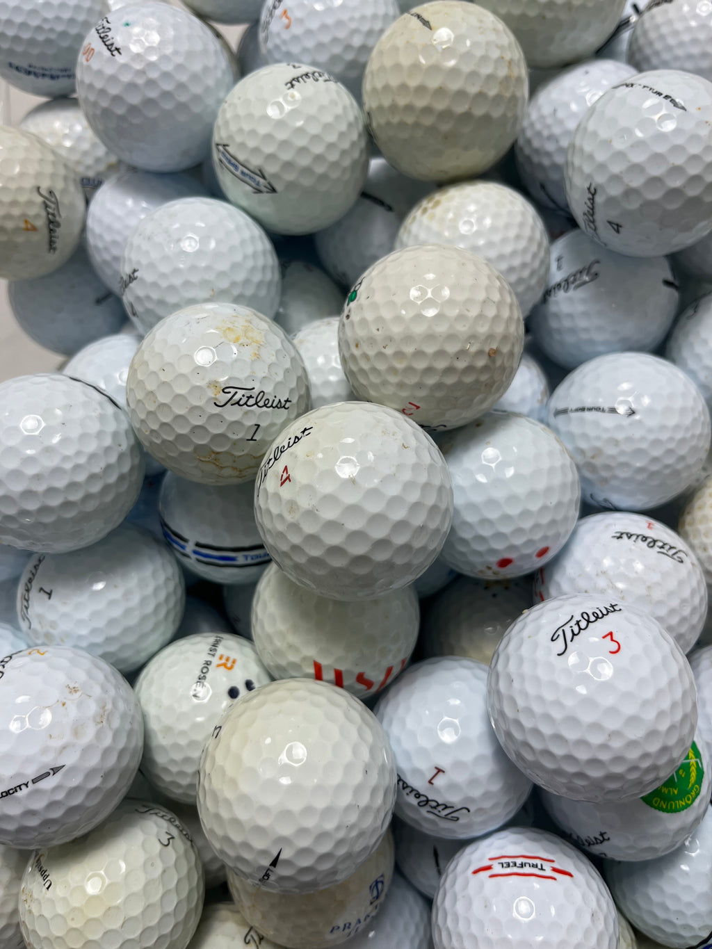 Titleist MIX A/B/C-klass – 12-pack begagnade golfbollar