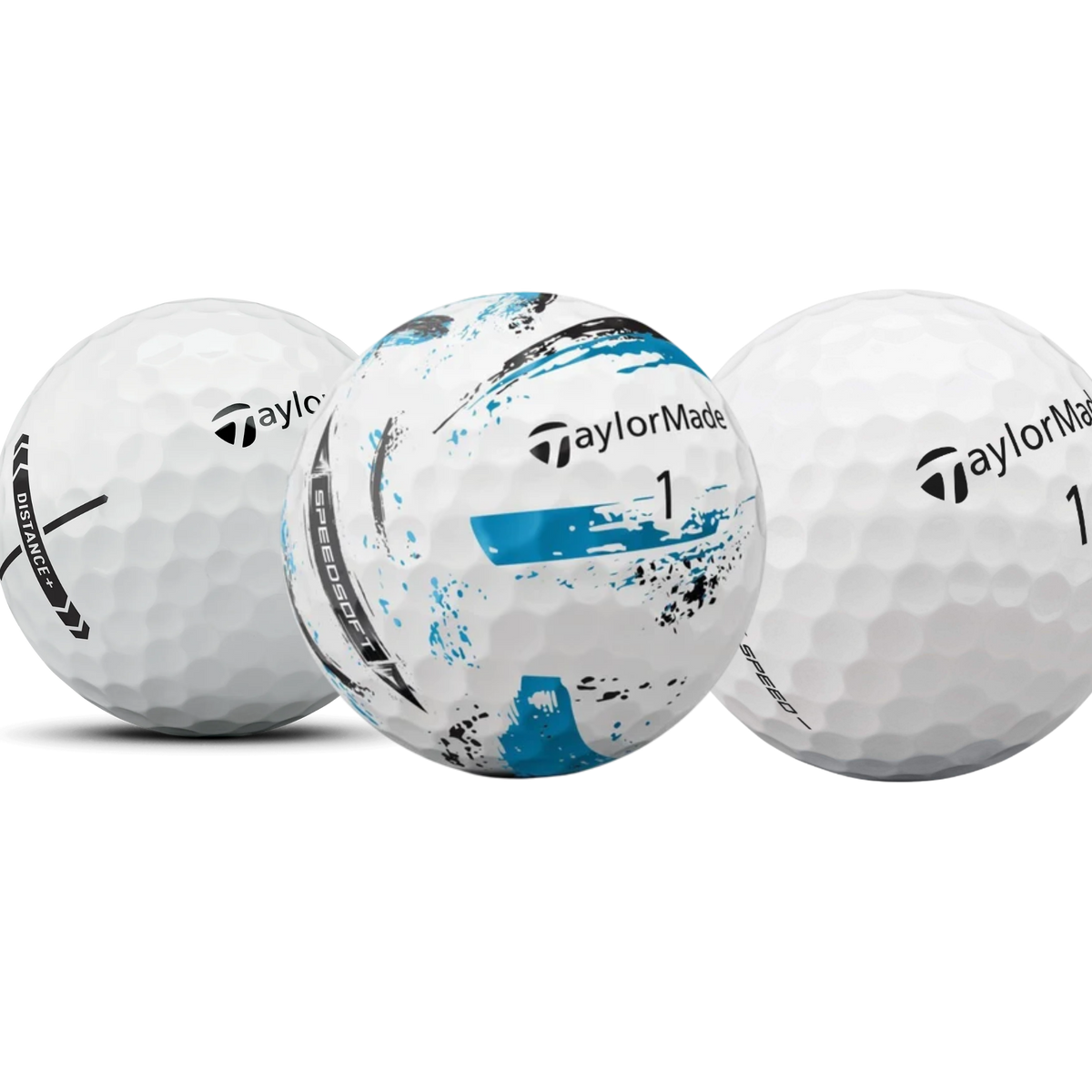 TaylorMade MIX A/B/C-klass – 12-pack begagnade golfbollar